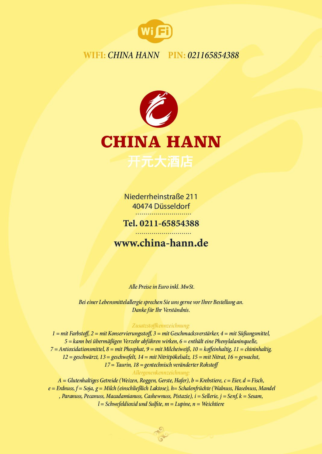 China Hann China Restaurant Dusseldorf